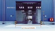 Metta in bacino le porte pieganti d'acciaio di forbici di sicurezza delle barriere di sicurezza della porta 12' livello d'apertura 1/2'di X 6 fornitore