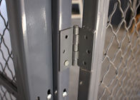 Scelga la porta di sicurezza della rete metallica provvisto di cardini, erosione della porta a battente della rete metallica resistente fornitore