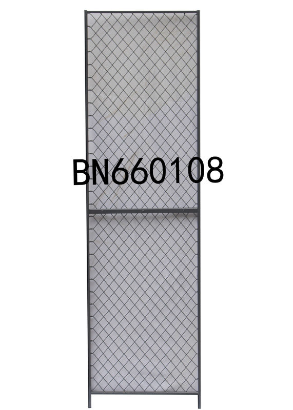 8' su X 1' largamente maglia d'acciaio che divide la rete metallica tessuta riveste il colore di pannelli grigio finito fornitore