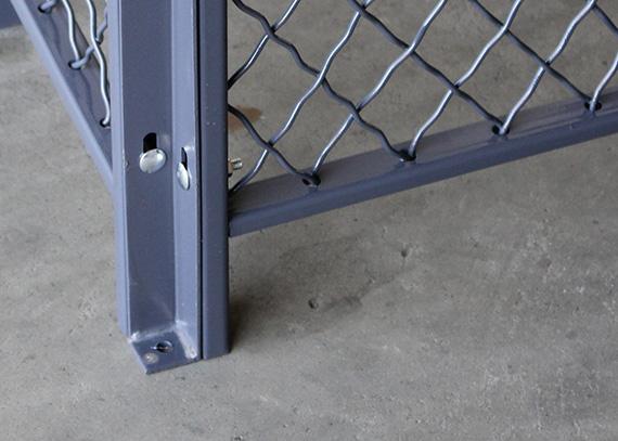 Stanze arieggiate livello di sicurezza della rete metallica, armadio di stoccaggio dell'interno della gabbia di sicurezza