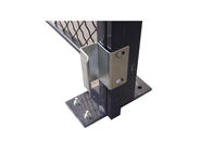 Gabbia chiudibile a chiave di stoccaggio dell'attrezzatura di 4 lati, gabbie di stoccaggio del nastro metallico saldato fornitore