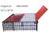Contenitori industriali del cavo BN6150107, contenitore piegante 32 X della rete metallica a 24 pollici fornitore