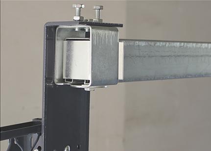 La sicurezza della rete metallica di 2 lati divide la polvere chiudibile a chiave delle gabbie di stoccaggio ricoperta