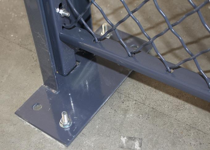 Predesigned 2 gabbie di stoccaggio della rete metallica dei lati, gabbie di sicurezza dello strumento per stoccaggio